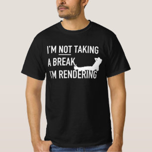 Camiseta Não Estou A Tomar Um Editor De Renderização De Im