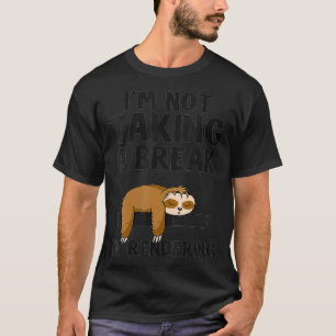 Camiseta Não Estou A Tomar Um Editor De Renderização De Im 