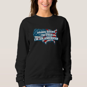 Camiseta Não Estou Alto Sou um Patriota Americano do 4 de J