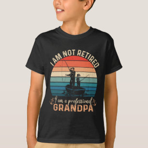 Camiseta Não Estou Aposentado Sou Um Avô Profissional Dia D