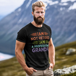 Camiseta Não Estou Aposentado Sou Um Vovô Profissional Engr
