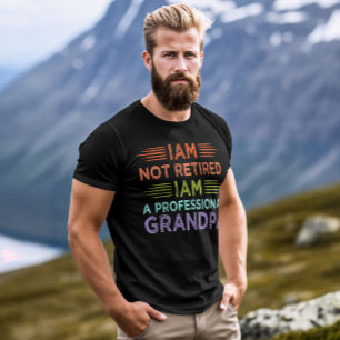 Camiseta Não Estou Aposentado Sou Um Vovô Profissional Engr