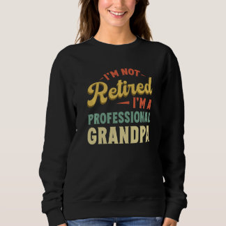 Camiseta Não estou aposentado, sou um vovô profissional Ret