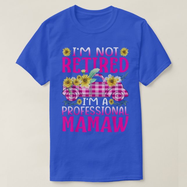 Camiseta Não estou aposentado sou uma maçã profissional, gi (Frente do Design)