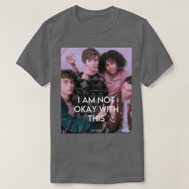 Camiseta não estou bem, cartaz (Frente do Design)