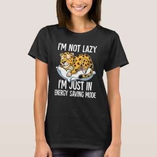 Camiseta Não Estou Com Preguiça Estou Apenas No Modo De Eco