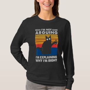Camiseta Não Estou Discutindo Estou Explicando Por Que Esto