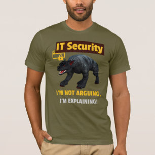 Camiseta Não estou discutindo que estou explicando a segura