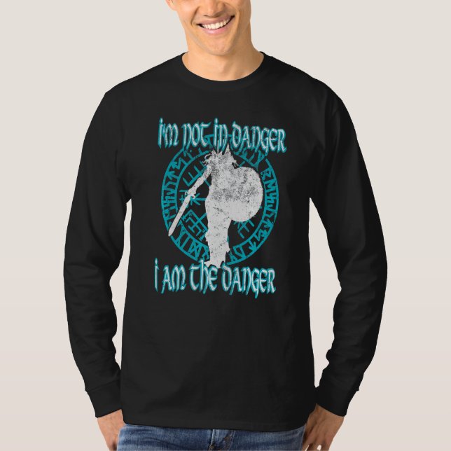 Camiseta Não estou em perigo, estou na solda de proteção de (Frente)