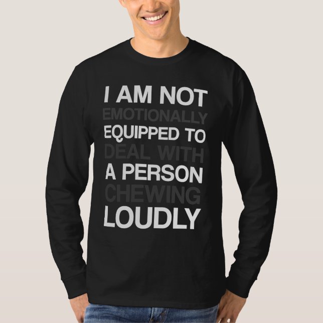 Camiseta Não estou emocionalmente preparado para lidar com  (Frente)