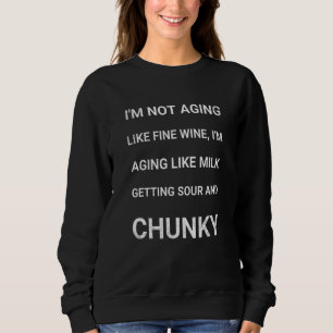 Camiseta Não estou envelhecendo como vinho fino Estou envel