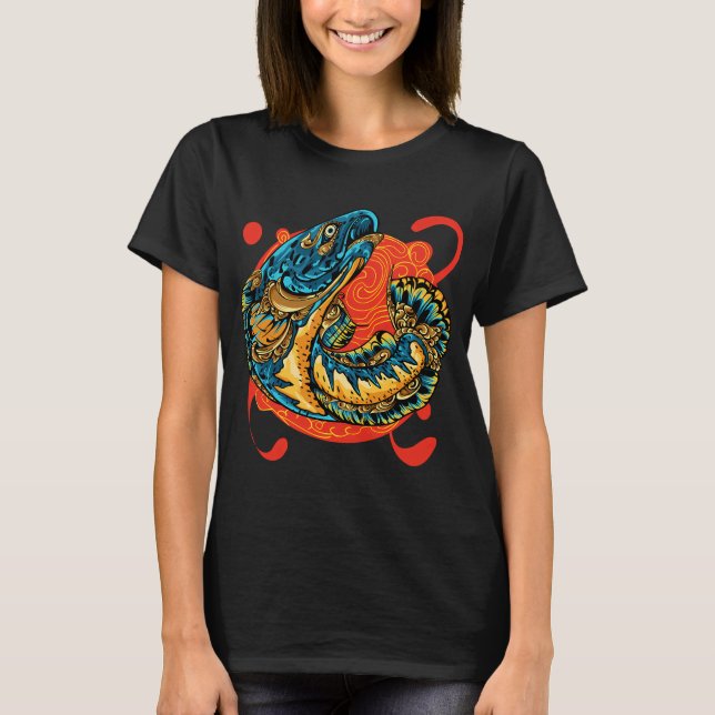 Camiseta Não Estou Esperando Um Peixe (Frente)