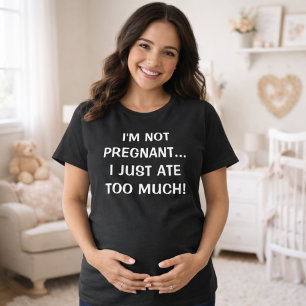 Camiseta Não Estou Grávida Mamãe Para Esperar