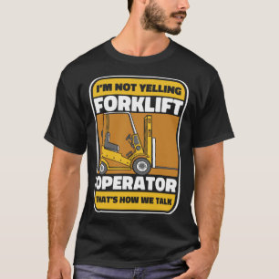 Camiseta Não Estou Gritando É Assim Que Nós Falamos Pro Ope
