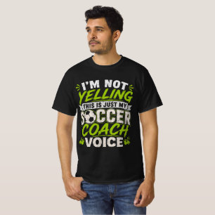 Camiseta Não Estou Gritando, Esta É Apenas Minha Voz de Tre