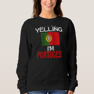 Camiseta Não Estou Gritando Im Portugese Funny Portugal Rag