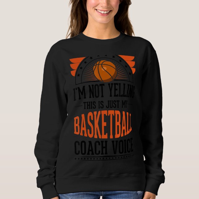 Camiseta Não estou gritando que é apenas Voice Basball Co. (Frente)