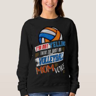 Camiseta Não estou gritando que é só minha mãe de vôlei Voi