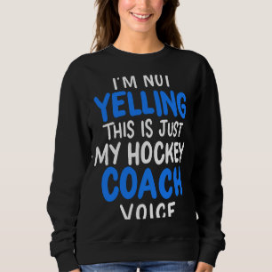 Camiseta Não estou gritando que é só minha voz do treinador