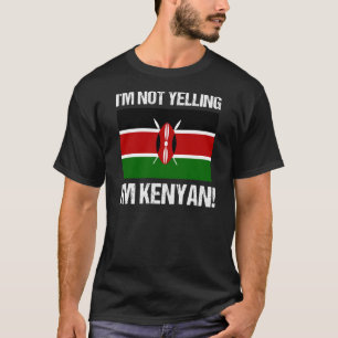Camiseta Não estou gritando que sou o Queniano Country Fla