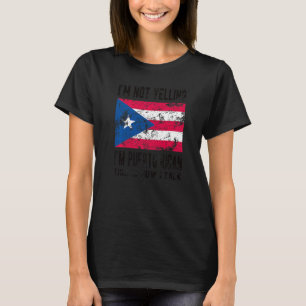Camiseta Não estou gritando que sou Porto Rico Roots Porto 
