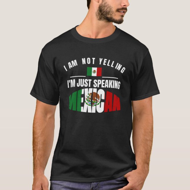 Camiseta Não estou gritando, só estou falando do Orgullo Me (Frente)