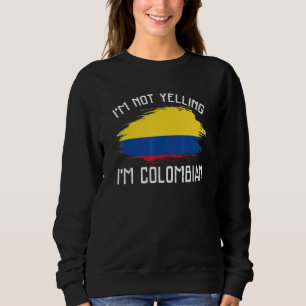 Camiseta Não Estou Gritando  Sou Colombiano   Orgulho da Co