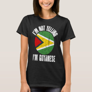 Camiseta Não Estou Gritando Sou Retro Guya Distressed Guian