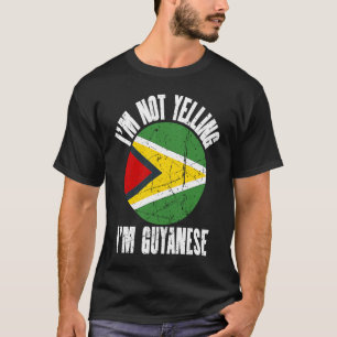 Camiseta Não Estou Gritando Sou Retro Guya Envelhecido