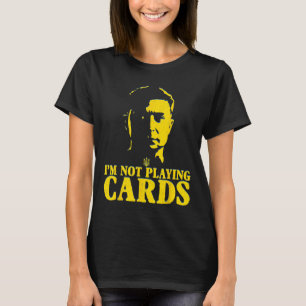 Camiseta Não Estou Jogando Cartas, Este É Meu Terno Zelensk