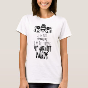 Camiseta Não estou jurando que estou usando minhas palavra