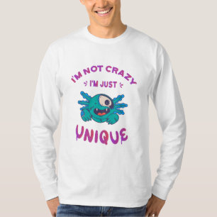Camiseta Não estou louco, sou apenas um Axolotl único
