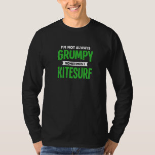Camiseta Não Estou Mal-Humorado Às Vezes Eu Pratico Kitesur