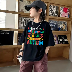 Camiseta Não Estou Me Comportando Mal Autismo