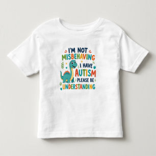 Camiseta Não estou me comportando mal, eu tenho autismo