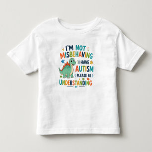 Camiseta Não estou me comportando mal, eu tenho autismo