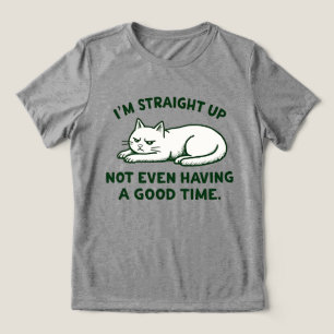 Camiseta Não Estou Nem Um Pouco Me Divertindo Gato