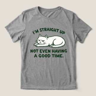 Camiseta Não Estou Nem Um Pouco Me Divertindo Gato