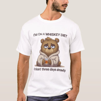 Camiseta Não Estou No Whisky, Já Perdi Três Dias