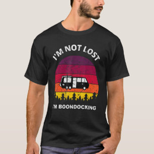 Camiseta Não estou perdido, estou a ir ao acampamento RV Se