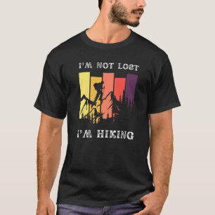 Camiseta Não estou perdido, estou caminhando Vintage lá for