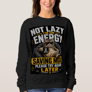 Camiseta Não Estou Preguiçoso Estou no Modo de Economia de