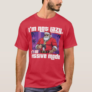 Camiseta Não Estou Preguiçoso Estou no Modo Passivo Jogos J