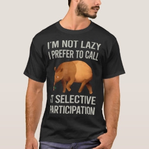 Camiseta Não Estou Preguiçoso Tapir 05