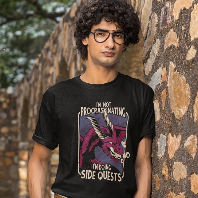 Camiseta Não estou procrastinando (Criador carregado)