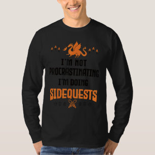 Camiseta Não estou procrastinando, estou fazendo buscas lat