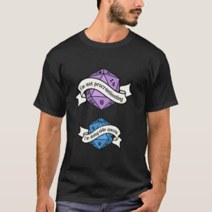 Camiseta Não Estou Procrastinando Estou Fazendo Side Quests