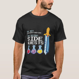 Camiseta Não Estou Procrastinando Que Estou Fazendo Móg De