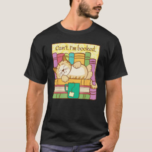 Camiseta Não Estou Reservada Gato Adormecido