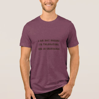 Camiseta Não Estou Tolerando Você Em Estado De Queixa Camis